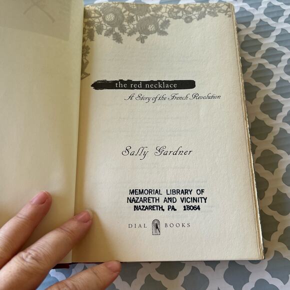 The Red Necklace by Sally Gardner Hardcover Book Pre-Loved - Picture 3 of 6